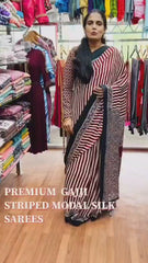 Rang Mahal Maroon Mystique Ajrakh Saree
